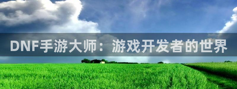 V8娱乐官网：DNF手游大师：游戏开发者的世界